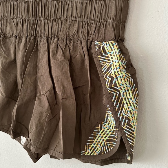 FP Movement The Way Home Embroidery Shorts army green size M - Picture 5 of 8